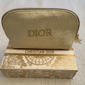Dior Shimmering Gold Pouch